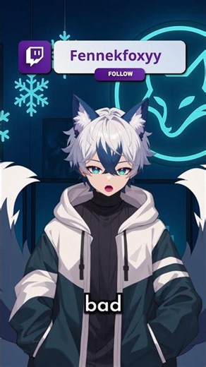 They Were Bad!#fennekfoxy #funny #vtuber #fyp #foxtuber #dadjoke #notsorry #fennek #twitch #anime