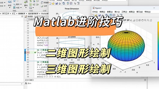 【MATLAB进阶技巧】二维绘图、三维绘图轻松上手