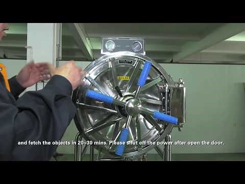 Operation Process of Horizontal Cylinder Pressure Steam Sterilizer