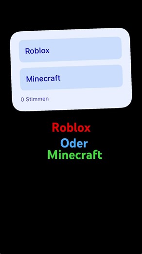 Roblox Oder Minecraft