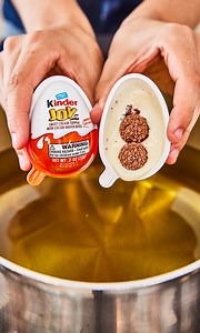 Deep Frying A Chocolate Kinder Egg! 🤯 | Eitan Bernath