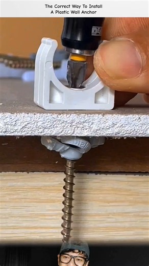 The Correct Way To Install A Plastic Wall Anchor