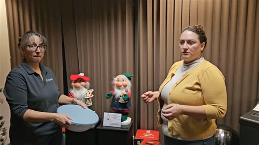 Poplar Festival of Trees. Woody, Santa's Elf goes to... | Northeast Montana Health Services Charitable Foundation