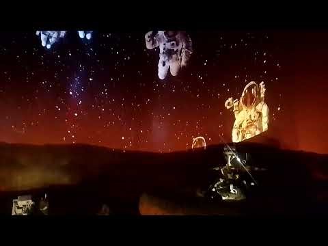 Mars world in museum