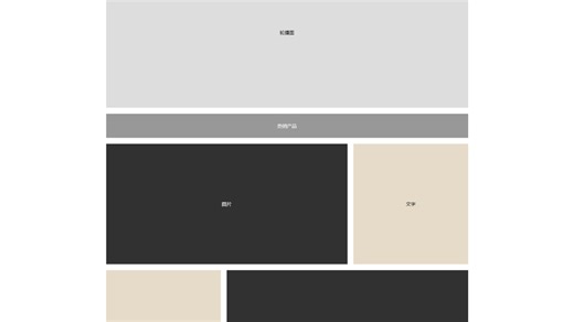 html＋css布局网页基本结构框架