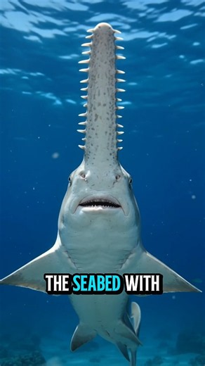This Fish Has A Literal Chainsaw On Its Face... 😱 #shorts #ocean