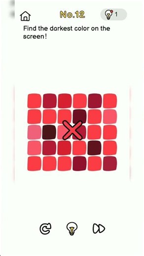 Brain Out: Find the darkest color on the screen | Level Solution & Answer