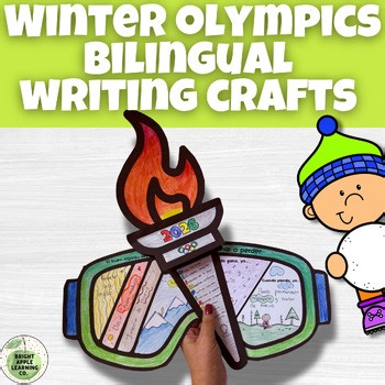Winter Olympics Writing Craft-Bilingual English & Spanish