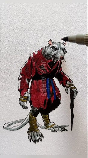 11K views · 59 reactions | Desenhando personagens splinter #tartaruganinjas | James Aires Sousa | Facebook