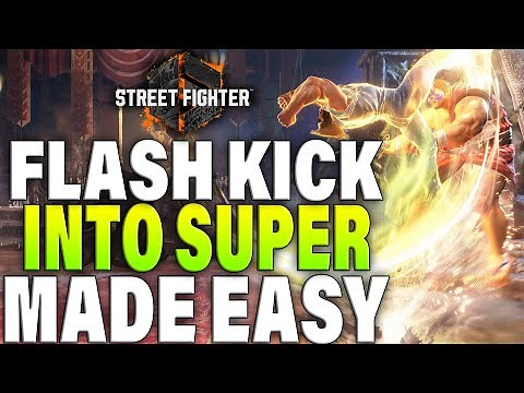 GUILE FLASH KICK INTO LEVEL 3 SUPER - Street Fighter 6 Tips & Tricks
