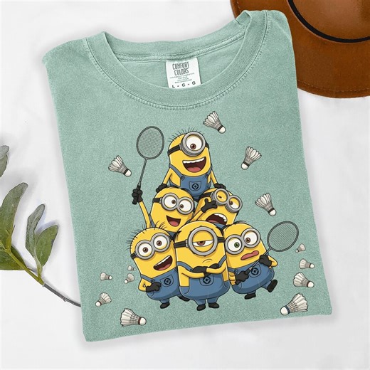 Minions Badminton Shirt, Universal Studios Comfort Colors Disneyland Trip Tee - Etsy
