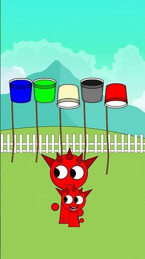 NEW SPRUNKI - Color bucket is correct for Sprunki #sprunkiincredibox #pinki #incredibox #sprunki