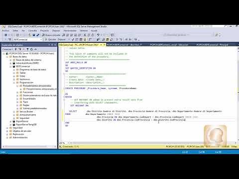 Crear procedimiento almacenado para mostrar registros SQL Server