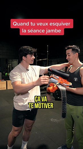 Entrainement de jambe avec Tibo Inshape et Thibault