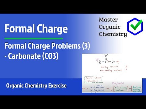 Formal Charge Problems (3) - Carbonate (CO3)
