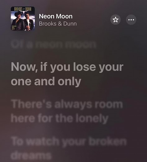 Neon Moon Lyrics by Brooks and Dunn