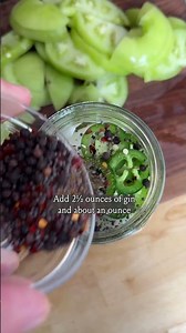 How to Make a Dirty Green Tomato Martini