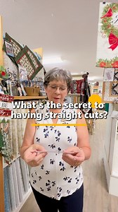 Struggling to get straight cuts? The secret’s not your rotary cutter. It’s your ruler! Bonus tip: a little grippy spray can keep your ruler from slipping and make every cut clean and precise. | Lori's Country Cottage