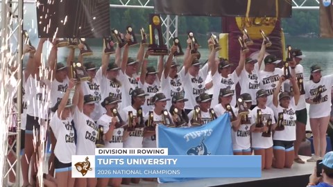 Tufts wins the 2026 DIII rowing championship