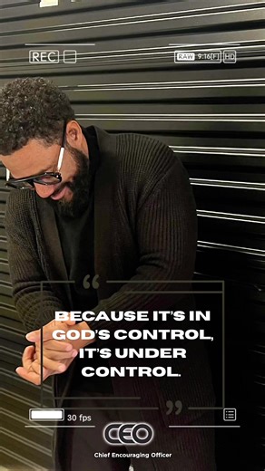 If it's in His hands, it's handled!