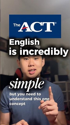 You need to know THIS for act English