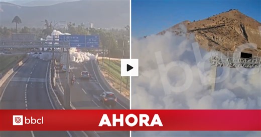 VIDEO | Cámaras captan momento exacto de accidente y explosión de camión Gasco en autopista de Renca