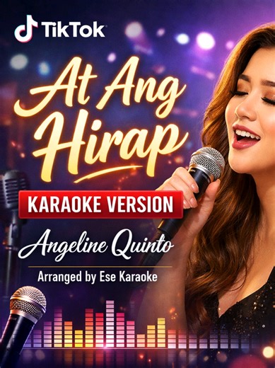 At Ang Hirap Karaoke Version Angeline Quinto #karaoke #tagalogkaraoke #atanghirap