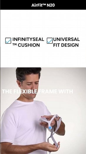 AirFit N20 Fit Test – A CPAP Mask That Moves With You