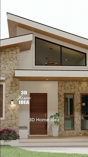 Stunning 8×14 Meter Modern House with 3 Bedrooms! #3dhomeidea #housedesign #homedesign #home