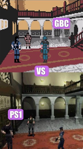 Resident Evil 1 Intro Scene | PS1 vs GBC Prototype