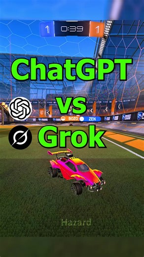 ChatGPT vs Grok pt2 #rocketleague #hazardrl #rl | why do you fear failure