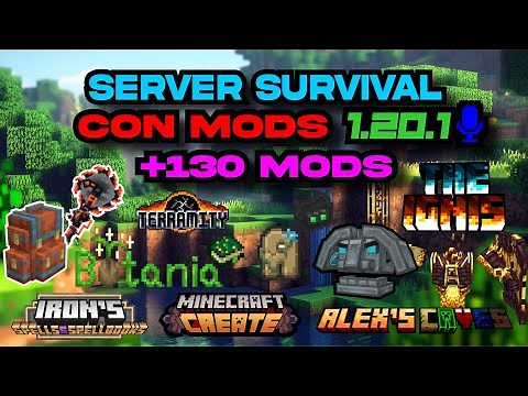 ✅SERVER DE MODS🧸PARA MINECRAFT 1.20.1🏆GRATIS SIN LAG💙WarriorLand⚔️