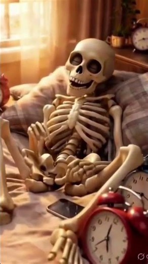 When the Skeleton Decides to Explore the World 🌍 | 3D Animation