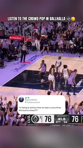Steph Curry's Clutch 3 Pops the Chase Center Crowd 🔊