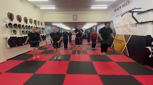 How high can you jump? 😄🦵✨ Go on, give it a try! Even if you only manage a little hop at first, it still counts… we’ve all seen those ‘barely-left-the-floor’ jumps and yes, they absolutely make us laugh! But here’s the fun part: we’re not just jumping for the sake of it. Practising jumps helps build power in your legs, improves your explosiveness, and boosts your overall agility — all things that make your kicks sharper, your movements quicker, and your balance stronger. Plus, it’s a great way