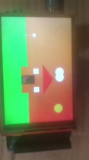 Arduino TFT Touch Screen Par Day Night Animated House Scene | 3.5" Display Animation Project 🔥