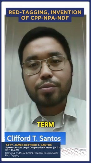 42K views · 1K reactions | Atty. Clifford Santos sets the record straight: The so-called "red-tagging" is just CPP-NPA-NDF's desperate tactic to hide the truth. Former rebels who've returned to the fold are now exposing their violent nature. #TruthTelling #PeaceForProgress #LPEace #MapayapangBansa #KaunlaranNgBawatMamamayan | National Task Force to End Local Communist Armed Conflict | Facebook