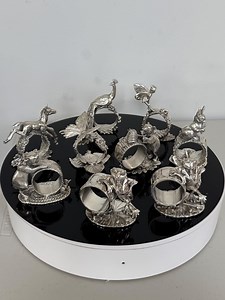 Choice of Reed and Barton 1824 Collection Silver-plated Napkin Ring - Tinker Fairy, Peacock Butterfly Horse Bear Cat and Mouse Frog Rabbit - Etsy
