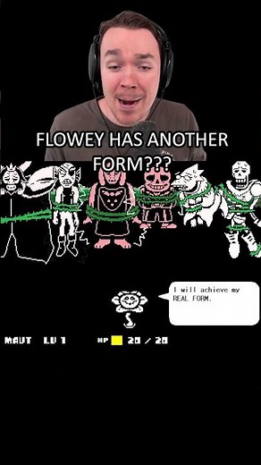 FLOWEY HAS ANOTHER FORM???!?? #undertale #gaming