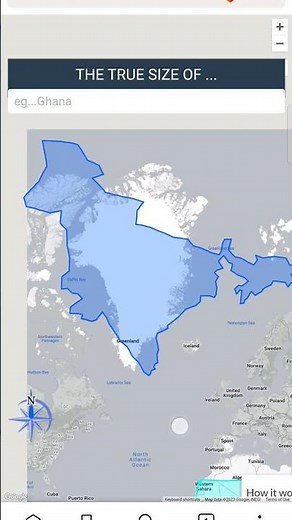 Explore the real size of Earth's land masses with this interactive map