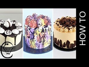 3 EASY Buttercream Birthday Layer Cakes COMPILATION