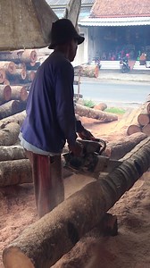 25M views · 33K reactions | let's work using chainsaw | Sawmill & Woodworking | Facebook