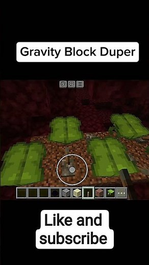 Gravity Block Duper in Minecraft 💀💀