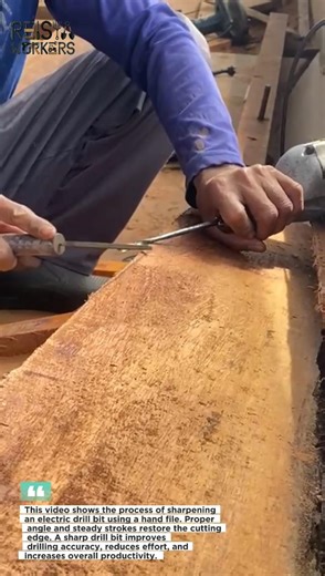 Sharpening Electric Drill Bit | Precision Tool Maintenance for Better Performance