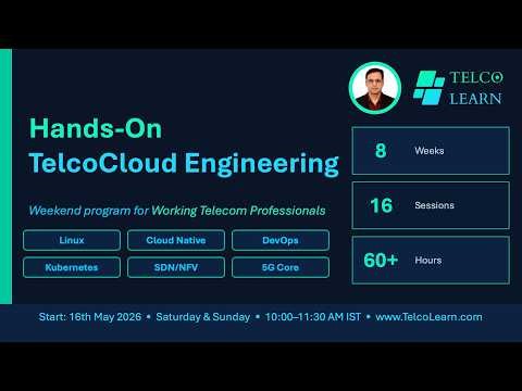 TelcoCloud Engineering Course Demo | Live Online Training | NFV, SDN & Cloud-Native Telecom 2026