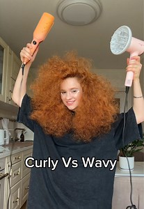 Curly or Wavy ? Let’s see who is in tha majority in comments 🧡🔥 I styled my hair with my two favorite go-to hair tools which is Turblow Pro and the Power Wave for a flawless high definition waves by @wavytalkofficial ✨🧚🏻‍♀️ The whole styling process took me 40 minutes ! #wavytalk #wavytalkhair #wavytalkpowerwave #wavytalkhairdryer #curlyhair