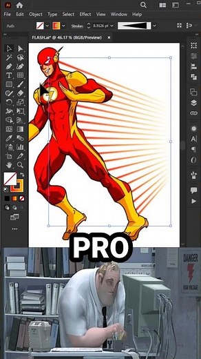 Beginner VS Pro Artist. Illustrator Tutorial #illustratortips #adobeillustrator