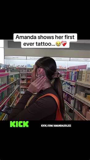 Amanda shows her first ever tattoo…😭❤️‍🩹#amanda #amandasolis #fyp | tattoo