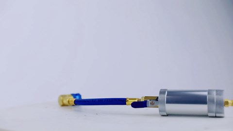 AC Compressor Oil Dye Injector,R134A R12 R22 Oil and Dye Injector Refrigerant Tools with 1/4" SAE Male and Female Oz Injection Air Conditioning HVAC Tool