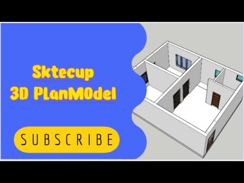 3D Architecture Plan in Sketchup 2023 #anandcadmaster #sketchup #architecture #building #3dmodeling